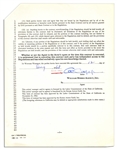 Lot of 3 Al Capp Signed Contracts With the William Morris Agency, Each Signed Twice by Capp