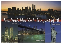 World Trade Center Postcard -- Postmarked 9/11/01