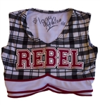 Iggy Azalea Signed and Worn ''Rebel'' Cheerleading Uniform -- Worn by Azalea During Her Performance at the 2014 Billboard Music Awards
