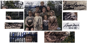 Julie Andrews and Sound of Music Cast-Signed Photo -- With Becketts COA