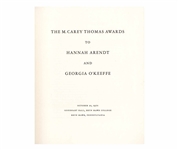 Georgia O'Keefe Signed Program in Her Honor