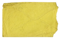 George Custer Envelope Made Out in His Hand to his Wife -- ''Mrs. Genl Custer''