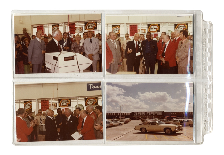 1970s Walmart Photo Album -- With 47 Photos of Sam Walton & Early Stores