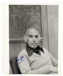 Polio Vaccine Pioneer Jonas Salk Signed 8 x 10 Photo