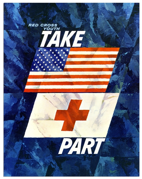 Vintage Red Cross Poster