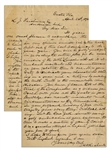 Eyewitness Letter to President Abraham Lincolns Assassination -- ...You will be fully justified in revealing the entire plot for the assassination of the noble Lincoln...
