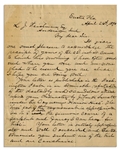 Eyewitness Letter to President Abraham Lincoln's Assassination -- ''...You will be fully justified in revealing the entire plot for the assassination of the noble Lincoln...''