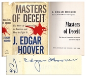 J. Edgar Hoover Masters of Deceit Signed