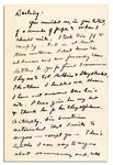 Dwight Eisenhower WWII Autograph Letter Signed -- ''...I've just finished a picture taking ordeal! I always feel like a ---- fool when they say - 'A little smile, please!' Blah!...''