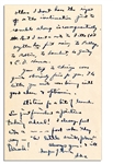 Dwight Eisenhower WWII Autograph Letter Signed -- ''...I've just finished a picture taking ordeal! I always feel like a ---- fool when they say - 'A little smile, please!' Blah!...''