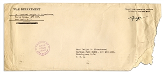 Dwight Eisenhower WWII Autograph Letter Signed -- ''...I've just finished a picture taking ordeal! I always feel like a ---- fool when they say - 'A little smile, please!' Blah!...''
