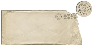 Dwight Eisenhower WWII Autograph Letter Signed -- ''...I've just finished a picture taking ordeal! I always feel like a ---- fool when they say - 'A little smile, please!' Blah!...''
