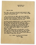 Rene Gagnon Pair of 1944 Letters -- ''...I'm getting lonelier and lonelier every day...''