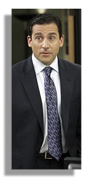 Steve Carell Screen-Worn Calvin Klein Wool Business Suit From ''The Office'' -- With a COA From NBC Universal