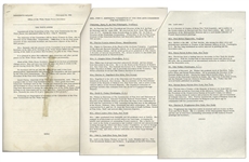 Press Release From 1961 Pertaining to Jackie Kennedys Famous Renovation of the White House -- Announces Appointments to the Committee of the Fine Arts Commission