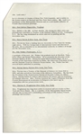 Press Release From 1961 Pertaining to Jackie Kennedy's Famous Renovation of the White House -- Announces Appointments to the Committee of the Fine Arts Commission