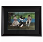 Julie Andrews & Dick Van Dyke Signed Limited Edition Mary Poppins Artwork by Disney -- Created From Original Disney Animation Drawings