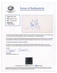 Neil Armstrong Signature, With NASA Photo of Armstrong -- With Steve Zarelli COA