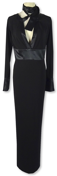 Kim Kardashian Owned Black Floor-Length Givenchy Dress