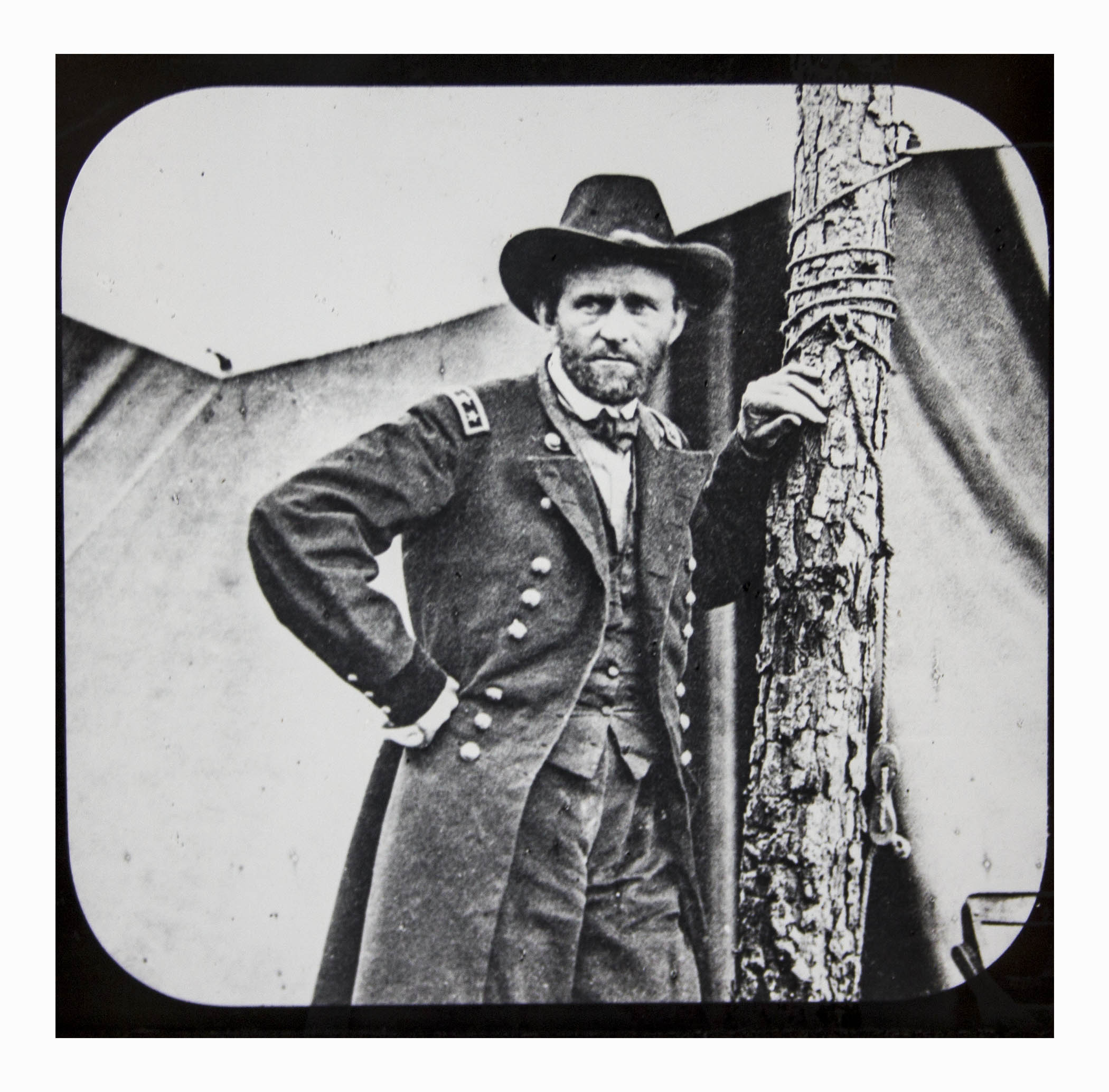 Lot Detail - Civil War Magic Lantern Slide -- General Ulysses S. Grant ...