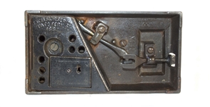 ''Mason Bank'' Cast Iron 19th Century Mechanical Bank -- Fully Functioning & With Original Key