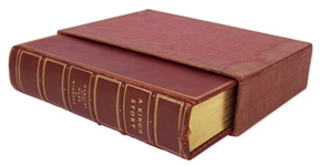 Gorgeous Limited Edition of ''A King's Story'' Signed by Edward, Duke of Windsor -- ''...I have found it impossible to carry the heavy burden...''