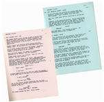 Patrick Swayze's Personal Copy of the Script for ''Ghost'' -- With COA From Lisa Niemi Swayze
