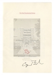 1992 Presidential Debate Program Signed by President George H.W. Bush, future President Bill Clinton, Hillary Rodham Clinton & Journalist Tom Brokaw