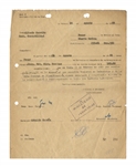 Che Guevara Document Signed From 1964 -- ''Revolutionarily''