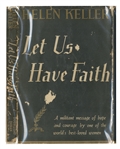 Helen Keller Signed Copy of Her Book, ''Let Us Have Faith''