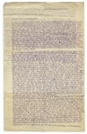 Leon Trotsky Letter Signed -- ''...Do you actually believe that I wanted to provoke...the [Communist party] split?...as long as his power is not threatened he approves of everything in China...''