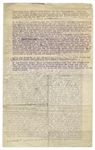 Leon Trotsky Letter Signed -- ''...Do you actually believe that I wanted to provoke...the [Communist party] split?...as long as his power is not threatened he approves of everything in China...''