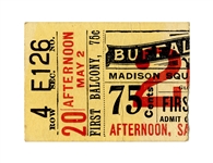 Ticket to Buffalo Bill Codys Wild West Show