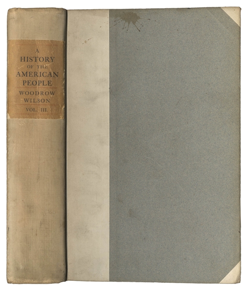 Woodrow Wilson Signed ''History of the American People'' -- Limited Edition for Princeton Alumni