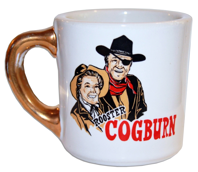 John Wayne Mug From ''Rooster Cogburn'' -- One of Wayne's Famous Mugs Gifted to the Cast and Crew on His Films
