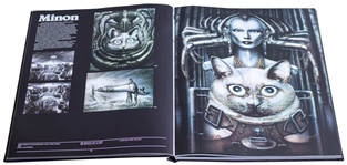 H.R. Giger Signed Limited Edition of ''Necronomicon Volumes I & II'' -- Near Fine Condition