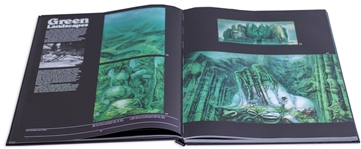 H.R. Giger Signed Limited Edition of ''Necronomicon Volumes I & II'' -- Near Fine Condition