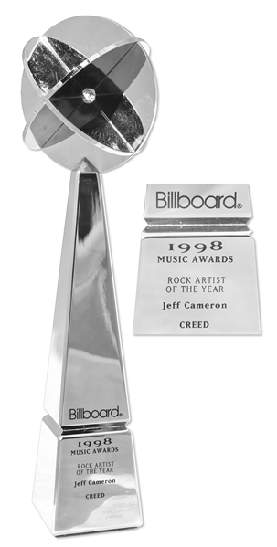 Creed's 1998 Billboard Award for ''Rock Artist of the Year''