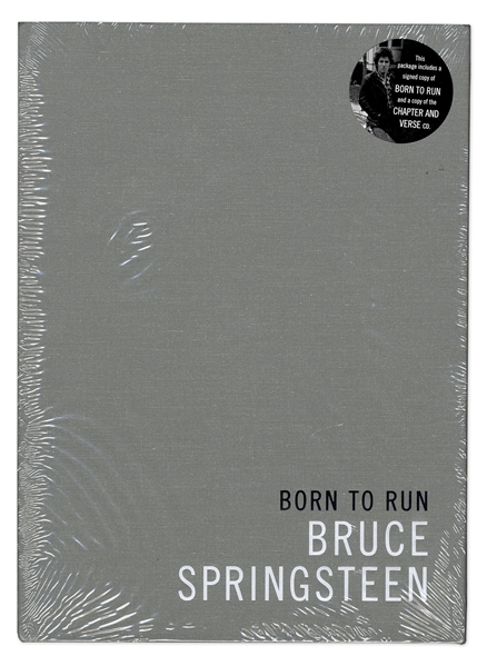 Bruce Springsteen Signed Copy of His Autobiography ''Born to Run''