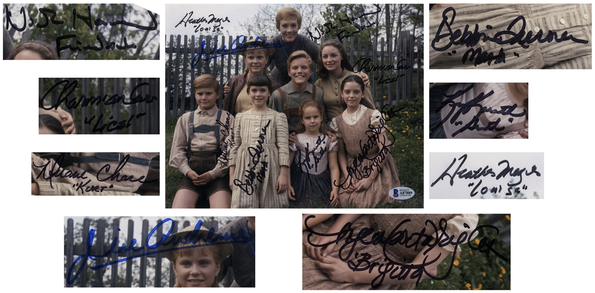 Julie Andrews and ''Sound of Music'' Cast-Signed Photo -- With Beckett's COA