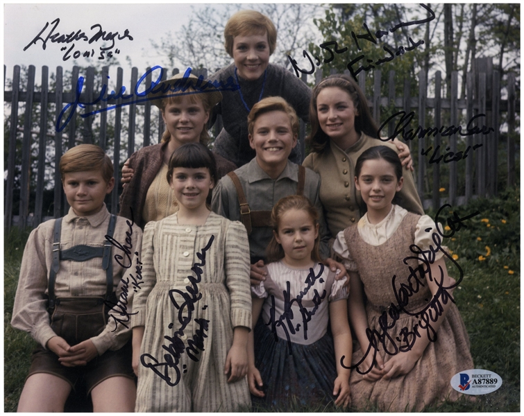 Julie Andrews and ''Sound of Music'' Cast-Signed Photo -- With Beckett's COA