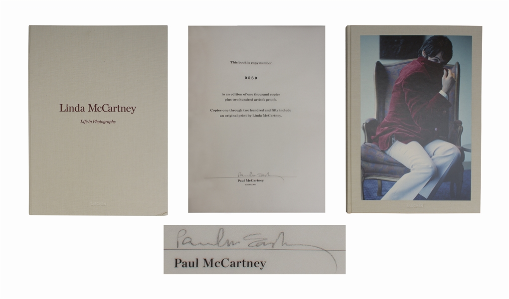 Paul McCartney Signed ''Life in Photographs'' -- Taschen Limited Edition Photo Book