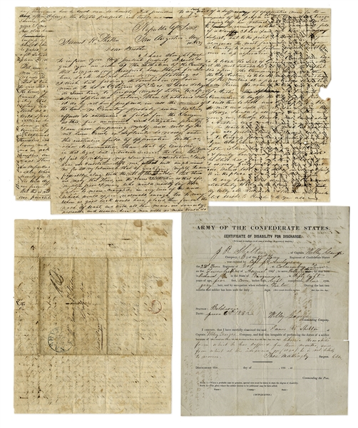 1839 Republic of Texas Letter: ''...It is true that Texas sprang into existence under peculiar circumstances...'' & Regarding the New Capital at Waterloo: ''...will be called The City of Austin...''