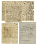 1839 Republic of Texas Letter: ...It is true that Texas sprang into existence under peculiar circumstances... & Regarding the New Capital at Waterloo: ...will be called The City of Austin...