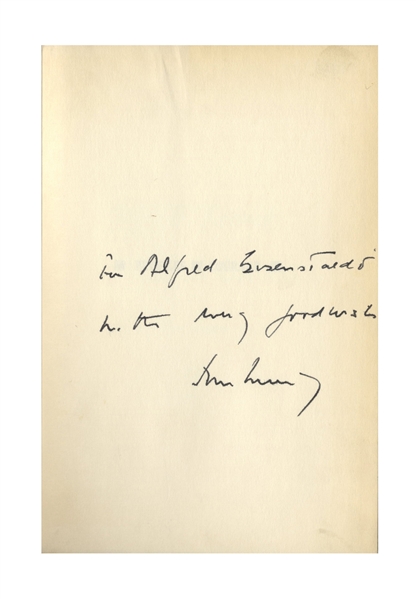 John F. Kennedy Signed ''Profiles in Courage'' -- Inscribed to Famed Photographer Alfred Eisenstaedt -- With University Archives COA