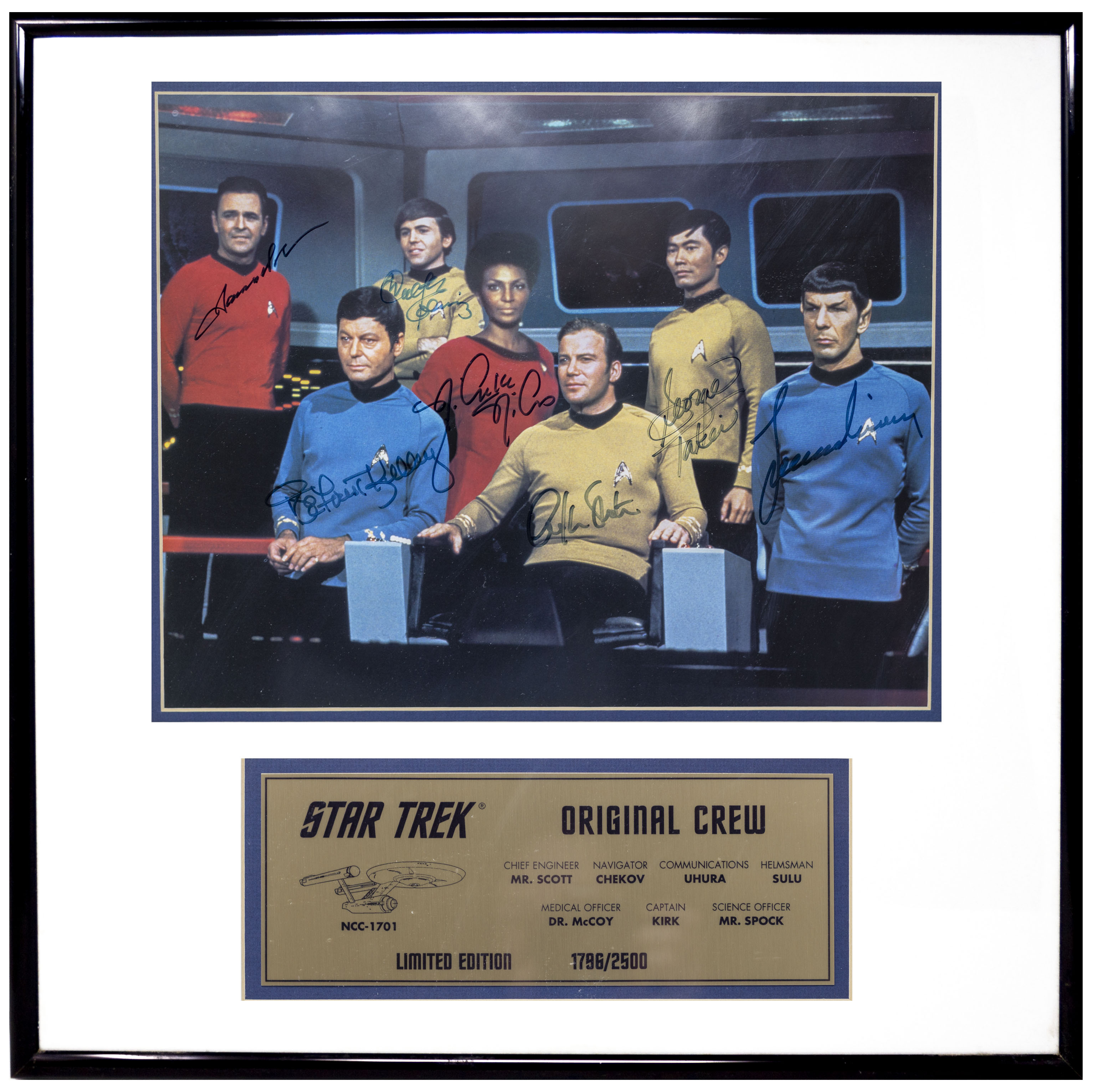 Lot Detail - Star Trek Cast Signed Photo -- Limited Edition Signed by ...