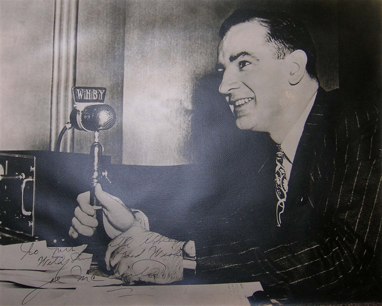 Senator Joseph McCarthy Cold War Photo Signed -- Oversized Photo Measures 19.5'' x 15.5''