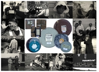 Twenty-Four 16mm Film Reels With Behind-the-Scene Footage From "Uncivil War Birds" & "Back From the Front" -- Moe & Shemp Display Their Fox Film Checks, Plus Three Stooge Films & Curly Goofing Off