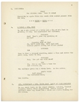 Moe Howard's 31pp. Script Dated May 1937 for The Three Stooges Film ''Playing the Ponies'' or ''Story of the Race Horse'' -- With Annotations in Moe's Hand Including Pencil Signatures -- Very Good