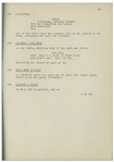 Moe Howard's 28pp. Script Dated May 1937 for The Three Stooges Film ''The Sitter Downers'' -- Very Good Condition